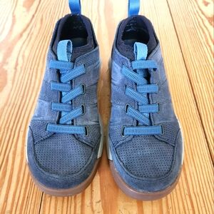 L.L.Bean Vista blue suede slip on hiker sneaker